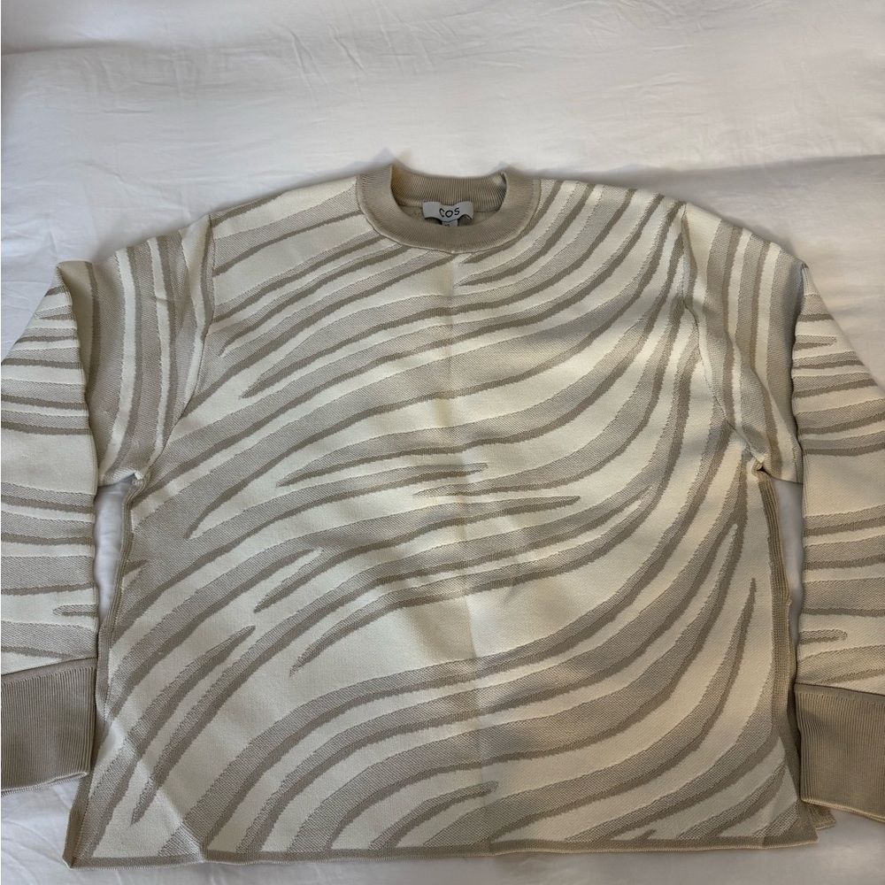 COS Oversized Neutral Knit Sweater